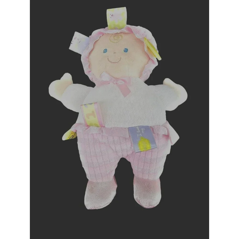 Taggies Signature Collection Baby Doll Pink Plush 8 Soft Lovey Mary‎ Meyer Plush